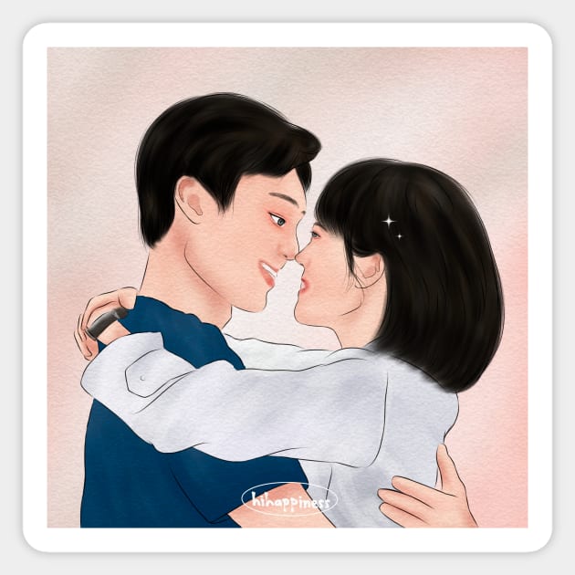 Dimple Couple Dr. Romantic Sticker by hiihappiness